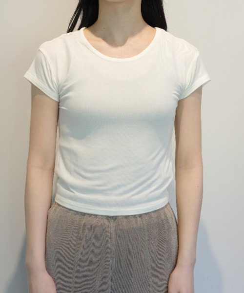 CLANE（クラネ） tシャツ 半袖 CLANE SOFT SHEER COMPACT TOPS
