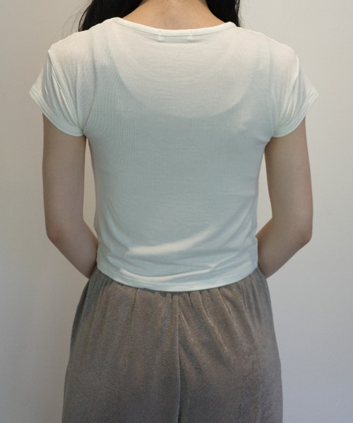 CLANE（クラネ） tシャツ 半袖 CLANE SOFT SHEER COMPACT TOPS