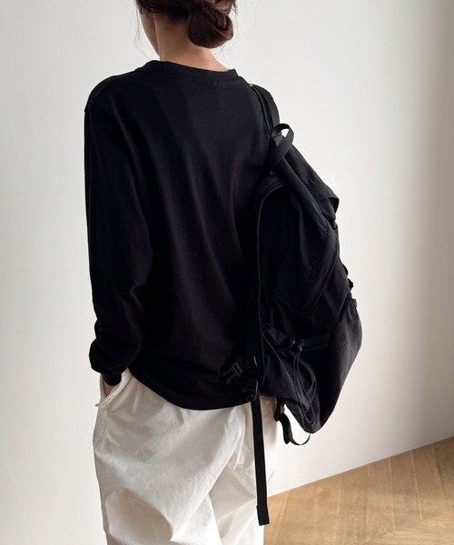 「CANAL JEAN」 長袖カットソー ONE SIZE ホワイト レディース_画像7