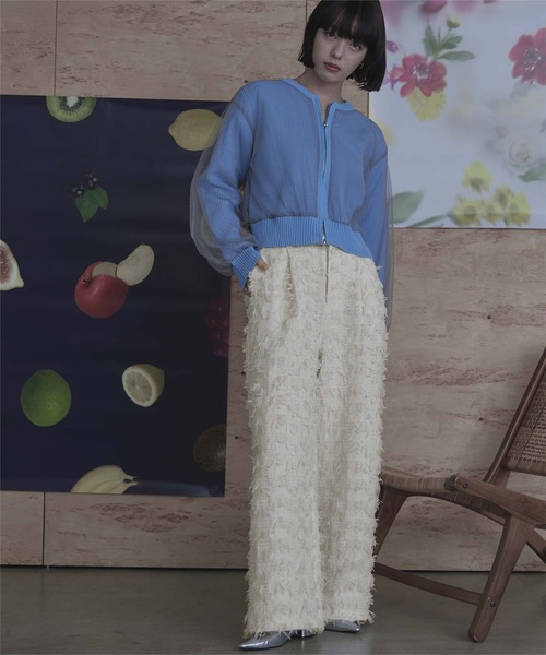 「miette」 パンツ FREE オフホワイト レディース_画像4