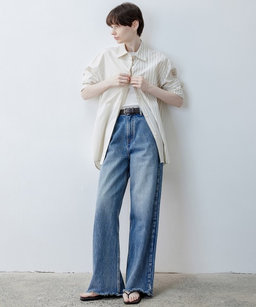 「tageechita」 長袖シャツ S アイボリー レディース_画像6