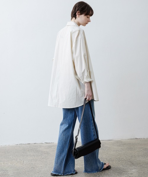 「tageechita」 長袖シャツ S アイボリー レディース_画像9