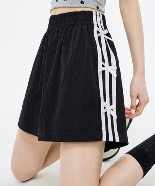 パンツ サイドラインリボンショートパンツ レディース : ZOZOTOWN