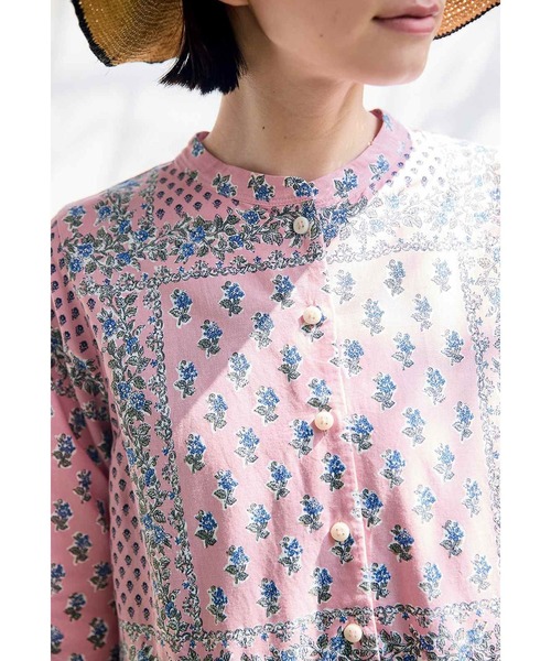 「Sunny clouds」 7分袖ワンピース M ピンク系その他 レディース_画像5