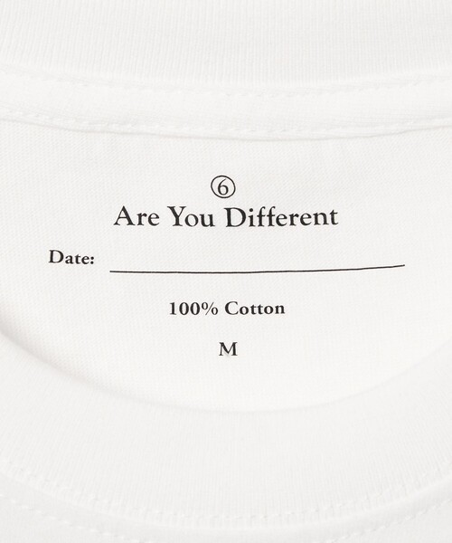 6 tシャツ 半袖 「別注」「Are You Different for 6」STAR MAN/Tシャツ