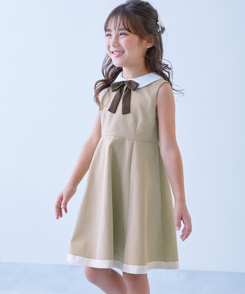 「devirock」 「KIDS」コンビワンピース 110cm グレイッシュブルー キッズ_画像6