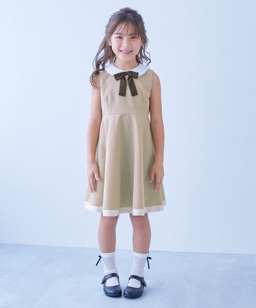「devirock」 「KIDS」コンビワンピース 110cm グレイッシュブルー キッズ_画像7