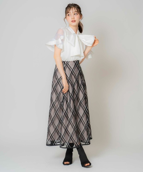 「NOELA」 半袖ブラウス フリー オフホワイト レディース_画像5