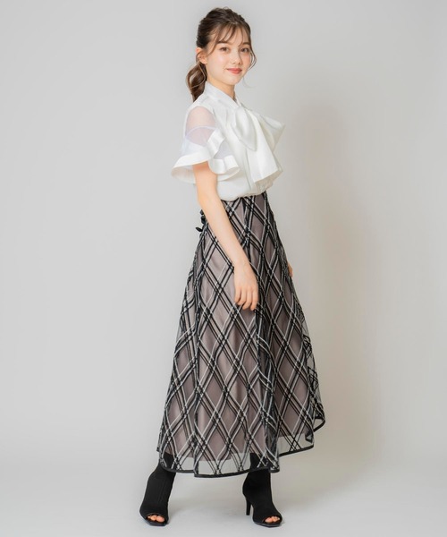 「NOELA」 半袖ブラウス フリー オフホワイト レディース_画像6