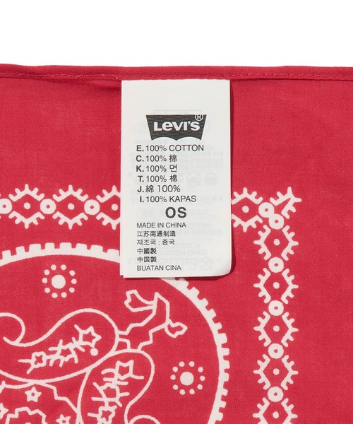 Levi’s バンダナ3枚セット Levi's（リーバイス） スカーフ バンダナ ペイズリーバンダナ メンズ