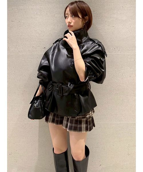 SNIDEL（スナイデル） ブルゾン アウター スタンドカラーバリエミドル