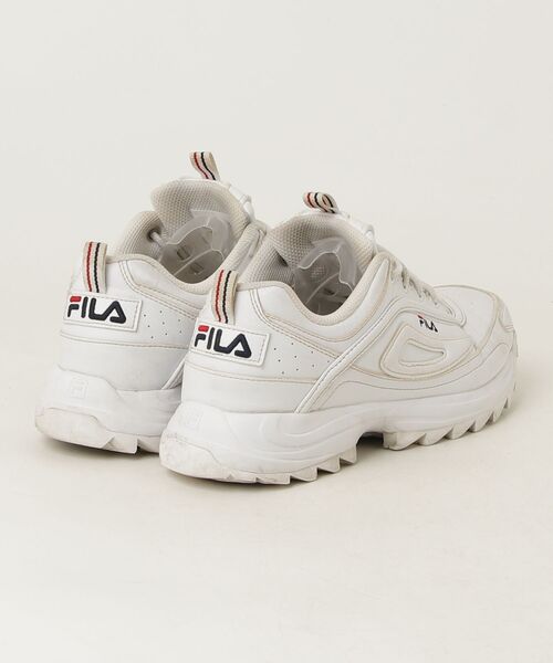 「FILA」 ローカットスニーカー 24.5cm ホワイト レディース_画像2