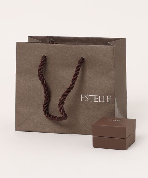 「ESTELLE」 ピアス(両耳用) - ピンクゴールド レディース_画像3