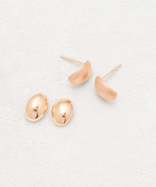 「ESTELLE」 ピアス(両耳用) - ピンクゴールド レディース_画像4