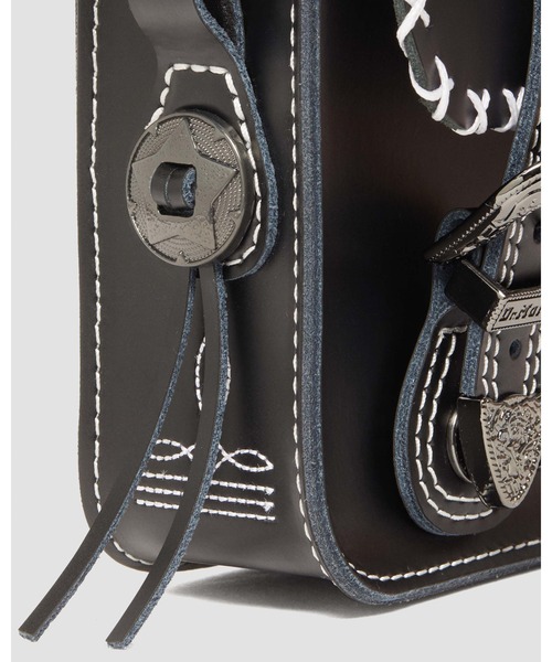 [値下げ可能] Dr. Martens レザーショルダーバッグ ブラック Dr.Martens（ドクターマーチン） ショルダーバッグ FREE ブラック