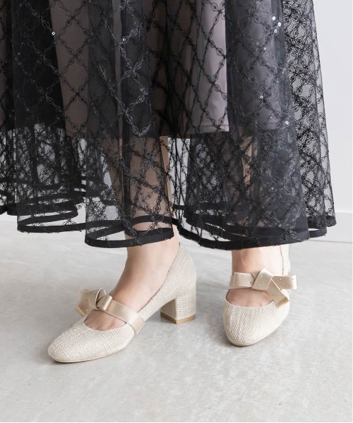 「RANDA」 パンプス M グレー レディース_画像4