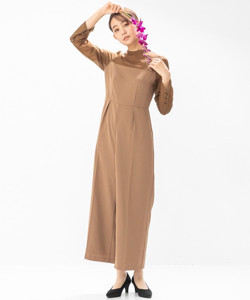 kaene オールインワン パンツドレス kaene パンツドレス 「kaene」シアーチュール オールインワン