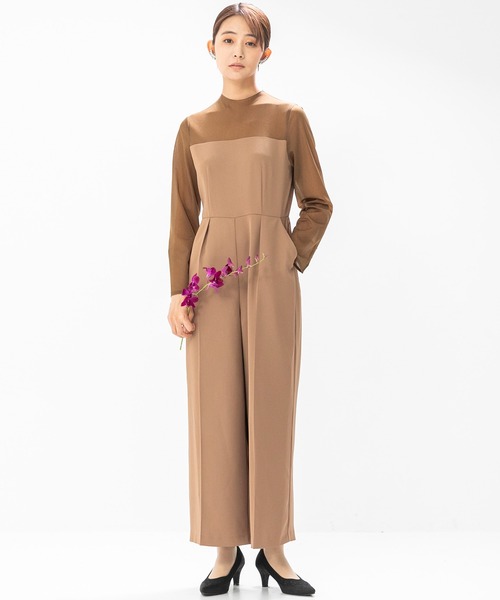kaene オールインワン パンツドレス kaene パンツドレス 「kaene」シアーチュール オールインワン