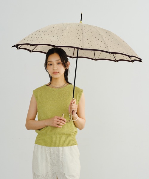 Wpc. 傘 16本骨ピンドット 雨傘 長傘 レディース : ZOZOTOWN Yahoo!店