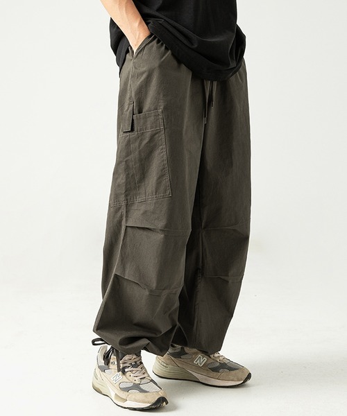 aimoha（アイモハ） カーゴパンツ aimoha outdoorワイドスラックス