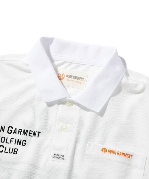 【新品未使用】HORN GARMENT 半袖ポロシャツ ゴルフウェア サイズ50 HORN GARMENT - タグ付き HORN GARMENT 半袖 ポロシャツ S