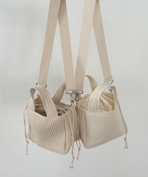 Didot.showroom ショルダーバッグ バッグ コットン・ヌビショルダー