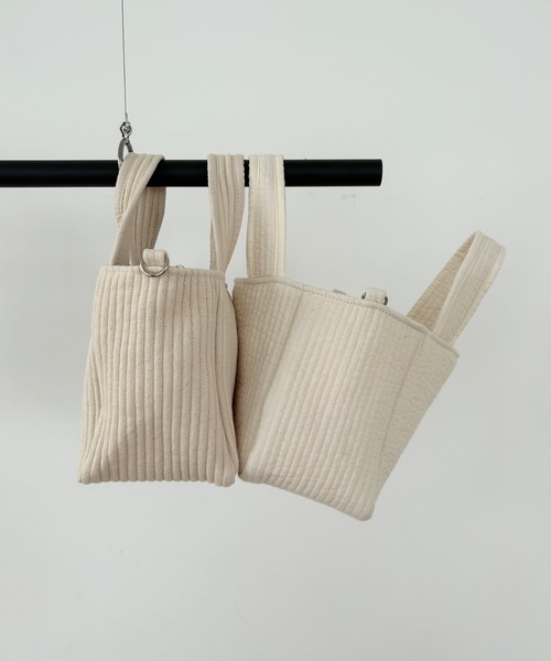 Didot.showroom ショルダーバッグ バッグ コットン・ヌビショルダー