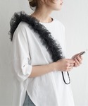スマホショルダー チュールショルダーストラップの詳細画像1