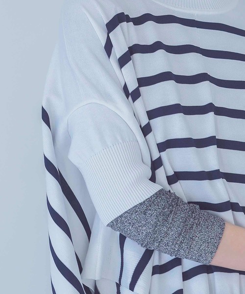 ニット セーター STUMBLY / deformation pullover knit(変形プルオーバニット) レディース STUMBLY ニット セーター / deformation pullover knit(変形