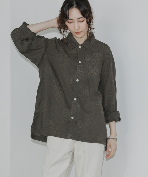 REMI RELIEF（レミ レリーフ） シャツ アロハ総柄刺繍SHIRT