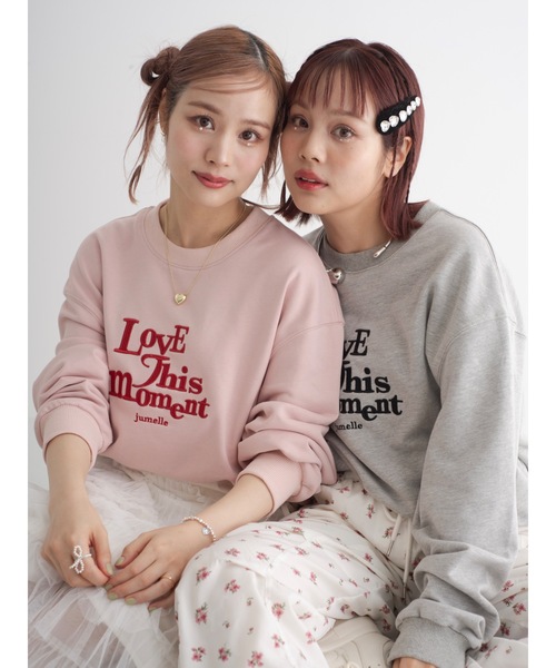 momentel スウェット セール】フレンチテリー ディストレスト クルーネック（スウェット