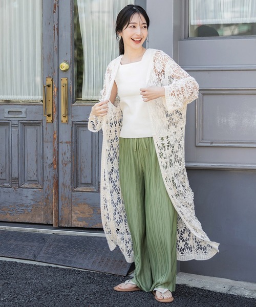 カーディガン COCONLIFE LUXE カシミヤロングカーディガン レディース FUNALIVE カーディガン COCONLIFE LUXE カシミヤロング