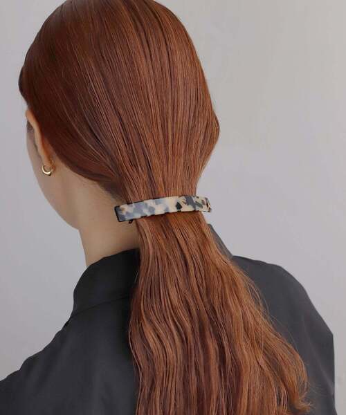 ANEMONE（アネモネ） ヘアクリップ フランス製マーブルバレッタ