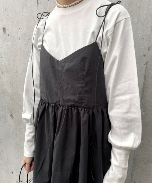 PERNA」 「ZOZO」キャミソールワンピース M ブラック レディース  