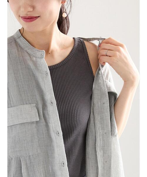 Te chichi tシャツ 前後2WAYアシンメトリーネックタンクトップ