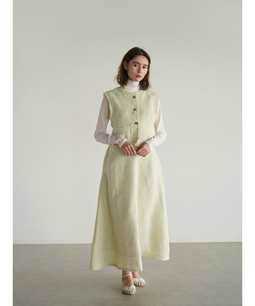 FIKA.（フィーカ） ワンピース Linen like cami onepiece : ZOZOTOWN