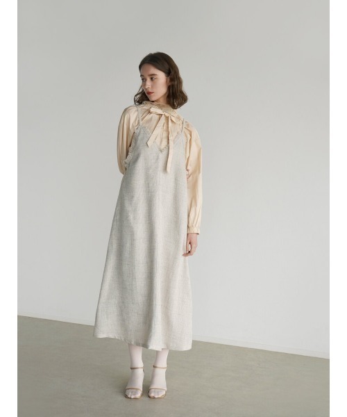 FIKA.（フィーカ） ワンピース Linen like cami onepiece : ZOZOTOWN