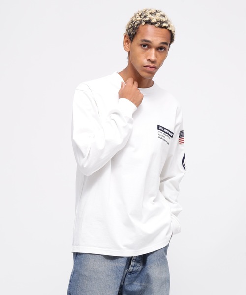 AVIREX アヴィレックス 長袖Tシャツ ハット イン ザ リング LONGSLEEVE T-SHIRT 