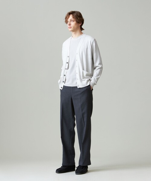 J.PRESS（J.プレス） パンツ カシミヤタッチワイド イージーパンツ