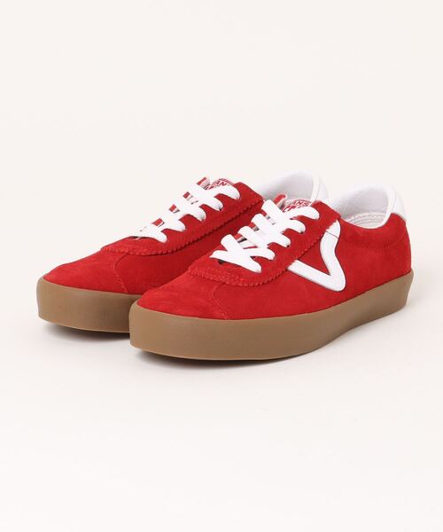 【VANS】★ スニーカー ★ TRACK SPORT LOW ★ RED VANS スニーカー ヴァンズ Sport Low スポーツロー VN000CTDCJG