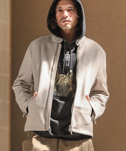 CAMBIO 革ジャン ライダース mj10277-スウェードシングル