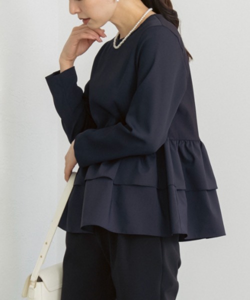 Sono（ソーノ） ブラウス シャツ 「新作 1/16発売」ご自宅でお洗濯可能