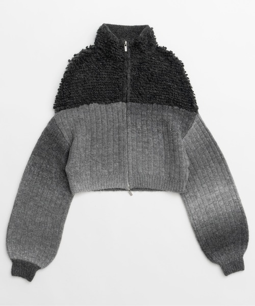 カーディガン Loop Knitting Cardigan/ループカーディガン「MAISON SPECIAL/メゾンスペシャル」 レディース MAISON SPECIAL カーディガン Loop Knitting Cardigan/ループ