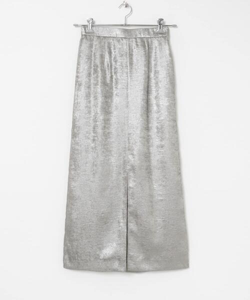 Saori織ロングスカート ナイロンギャザーロングスカート | NICOLE CLUB | マルイウェブチャネル