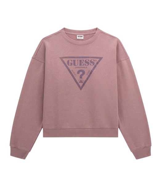 【スモークピンク(F45T)】GUESS Originals スウェット(M)Vintage Crewneck GUESS（ゲス） トレーナー スウェット GUESS Originals Vintage