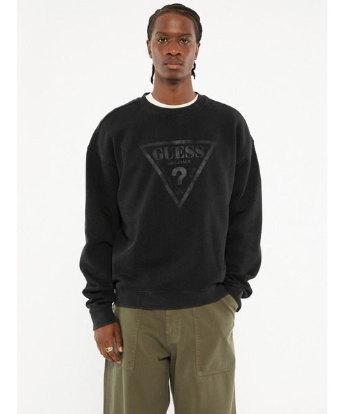 GUESS トレーナー スウェット Originals Vintage Triangle Crewneck