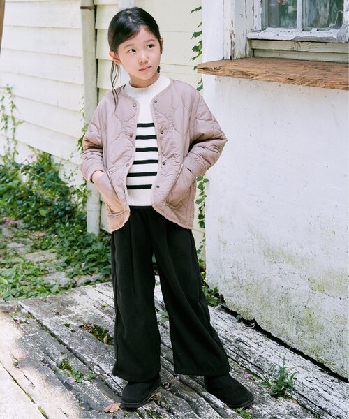 ikka（イッカ） パンツ レースアップワイドパンツ（120~160cm） キッズ