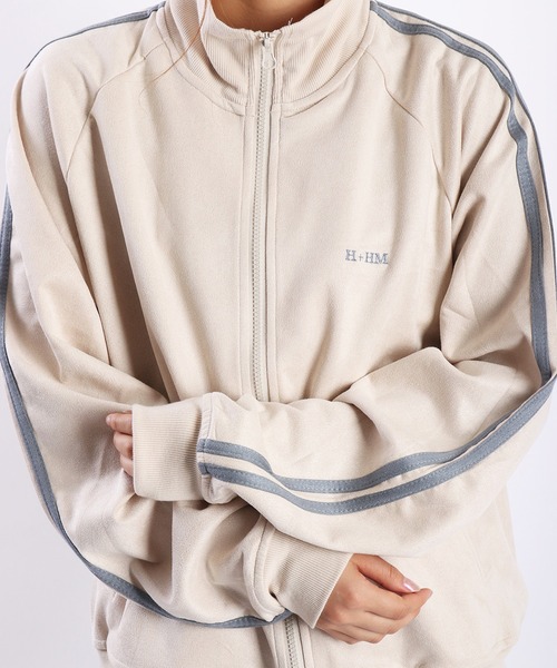 nbb weekend トラックジャケット　アウター　ブルゾン　サイズ0 New balance】ニットトラックジャケット（ブルゾン）｜New