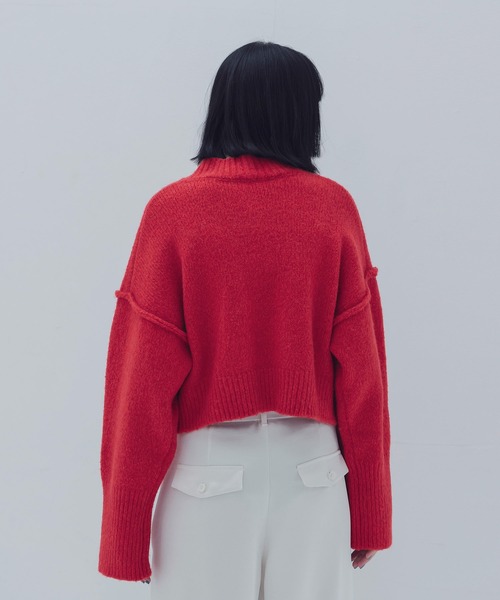 DRESSLAVE ニット セーター merange mini Vneck pullover