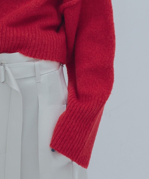DRESSLAVE ニット セーター merange mini Vneck pullover